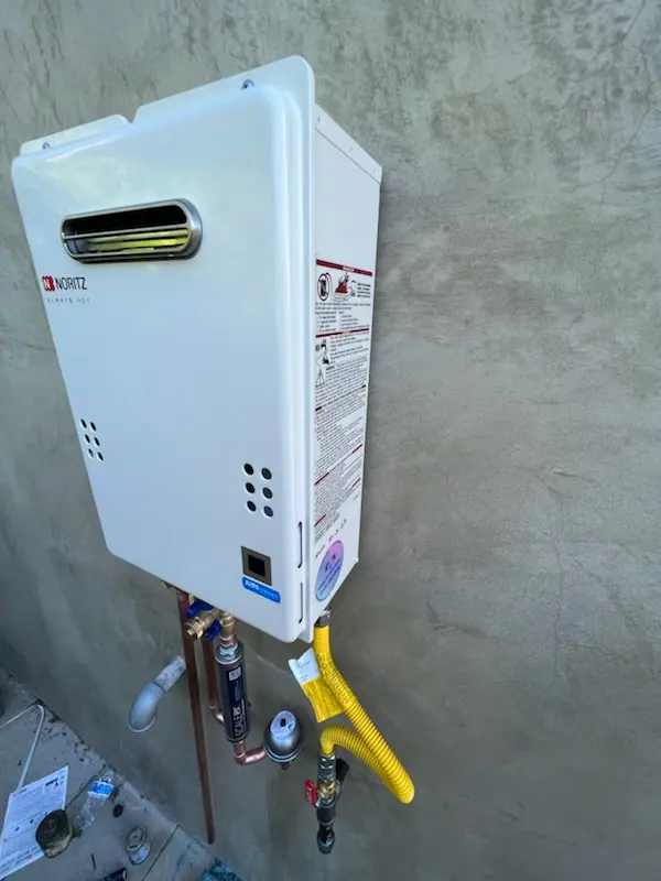 Tankless water heater installation for Osteen homes